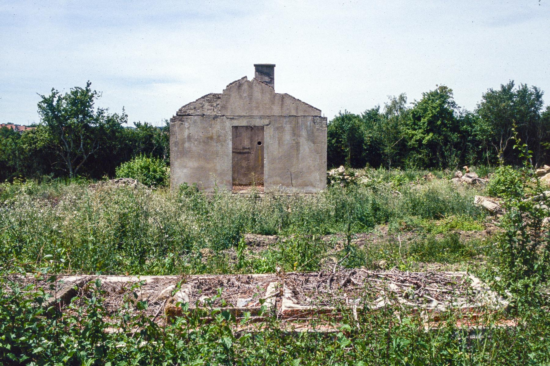 Ligne Maginot - TETING SUD  - (Casernement) - Les restes des latrines - MANSUY Michel