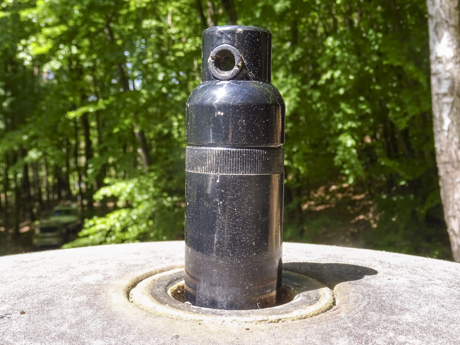 Ligne Maginot - KINDELBERG (QUARTIER CAMP - III/37° RIF) - (Abri) - Entrée Ouest
Cloche GFM
Périscope F1 en place - ammagsdr