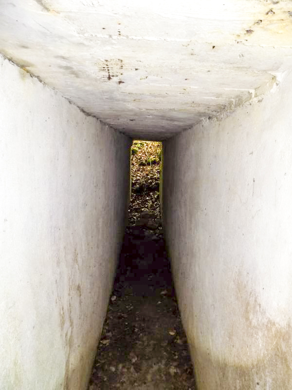 Ligne Maginot - LA VIGNETTE (1°BON 136°RIF) - (PC de Quartier) - Couloir vers l'est - R Tucker
