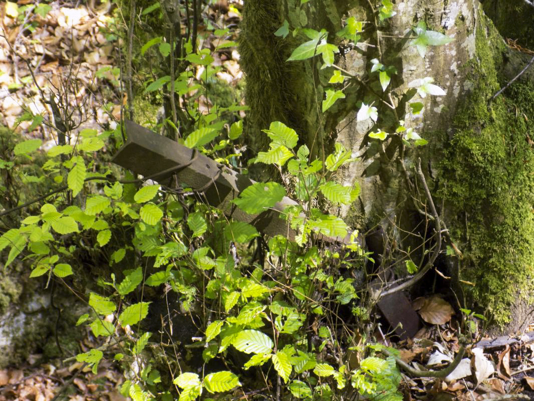 Ligne Maginot - LA VIGNETTE (1°BON 136°RIF) - (PC de Quartier) - Détail à l'extérieur - R Tucker