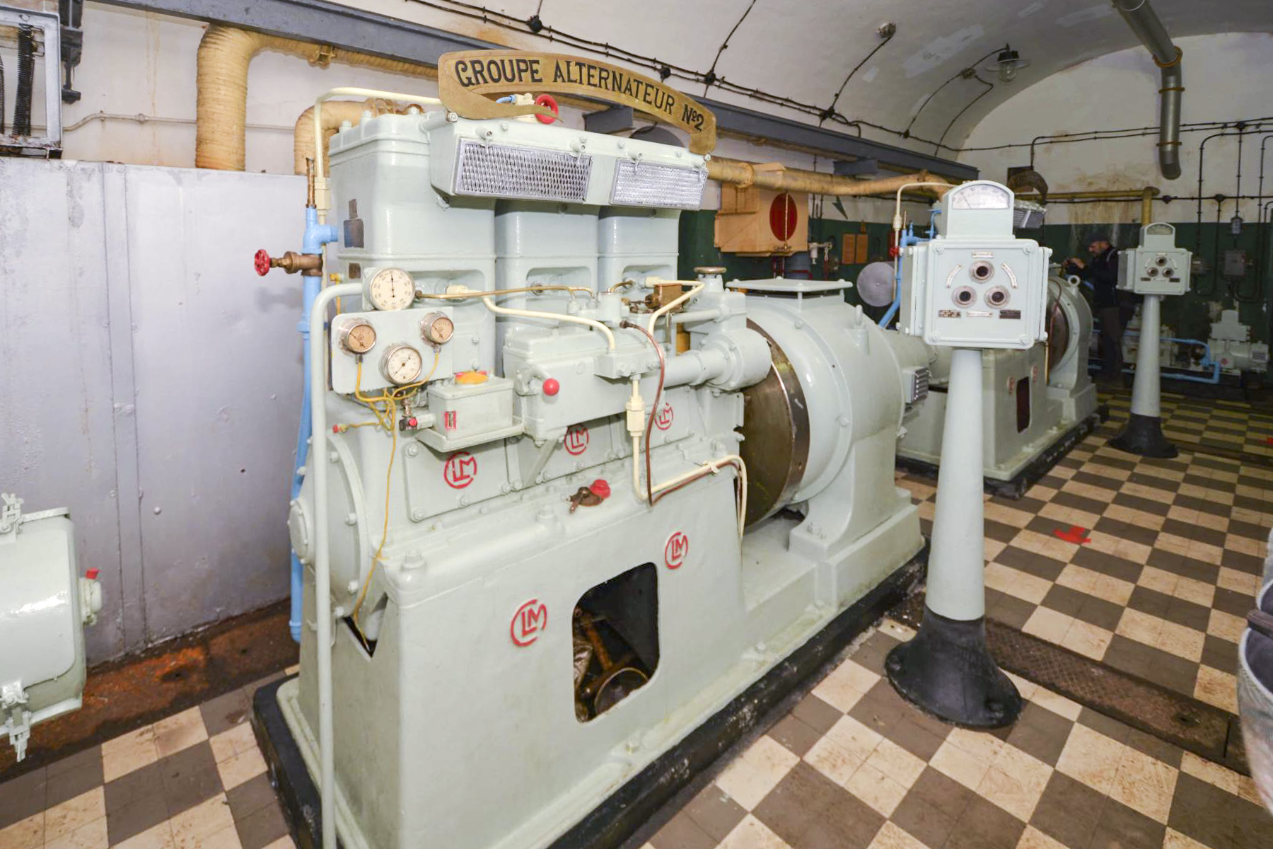Ligne Maginot - SAINT GOBAIN - (Ouvrage d'infanterie) - L'usine électrique
Moteurs CLM 308 - Pascal Lambert