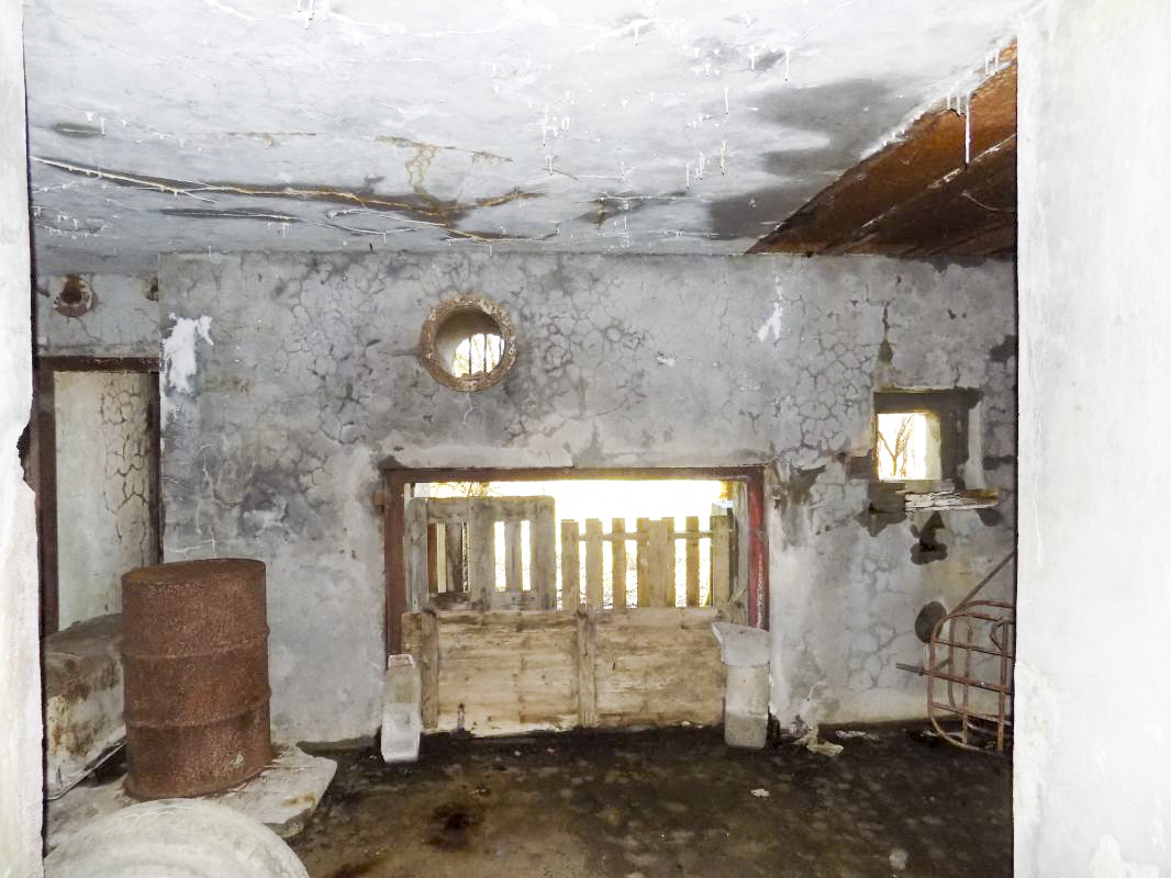Ligne Maginot - A58 - HIRAUMONT NORD - (Casemate d'infanterie - Simple) - L'entrée AC et Créneau FM