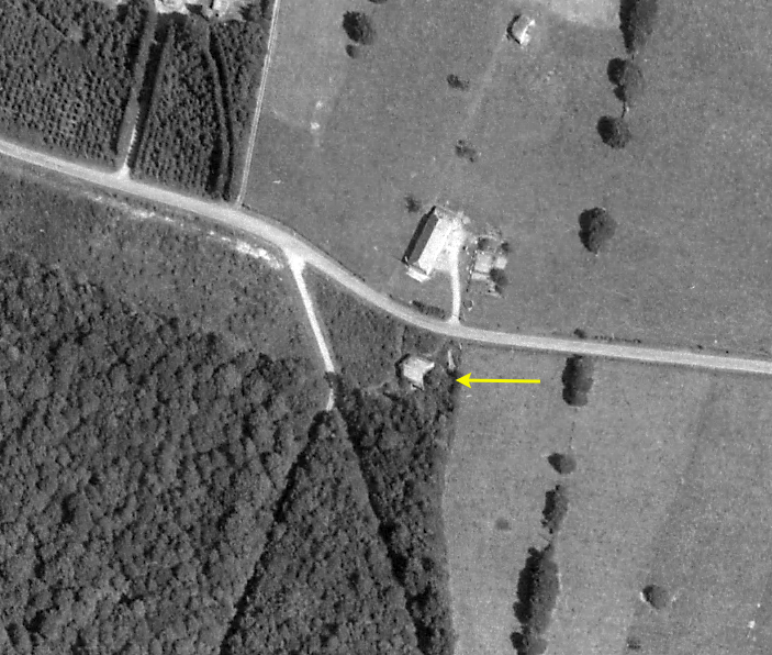 Ligne Maginot - A115 - LES CULEES SUD - (Blockhaus pour canon) -  - IGN - Géoportail 1971