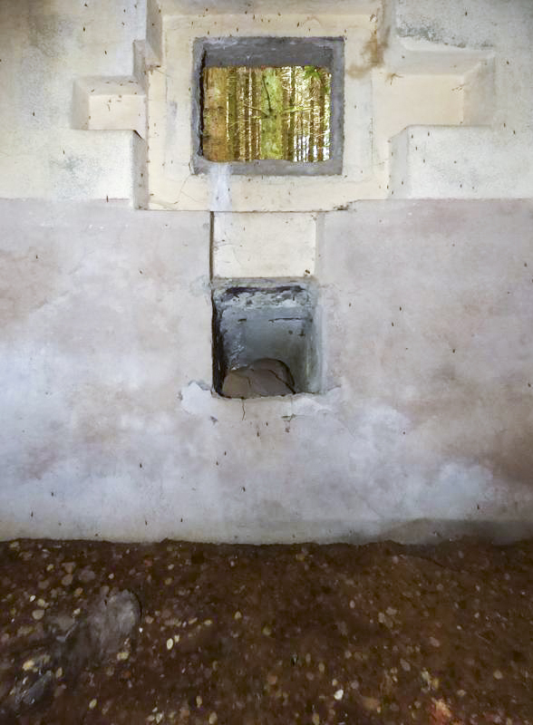 Ligne Maginot - A116 - LES ANORELLES - (Casemate d'infanterie - Simple) - La chambre de tir - Embrasure latérale