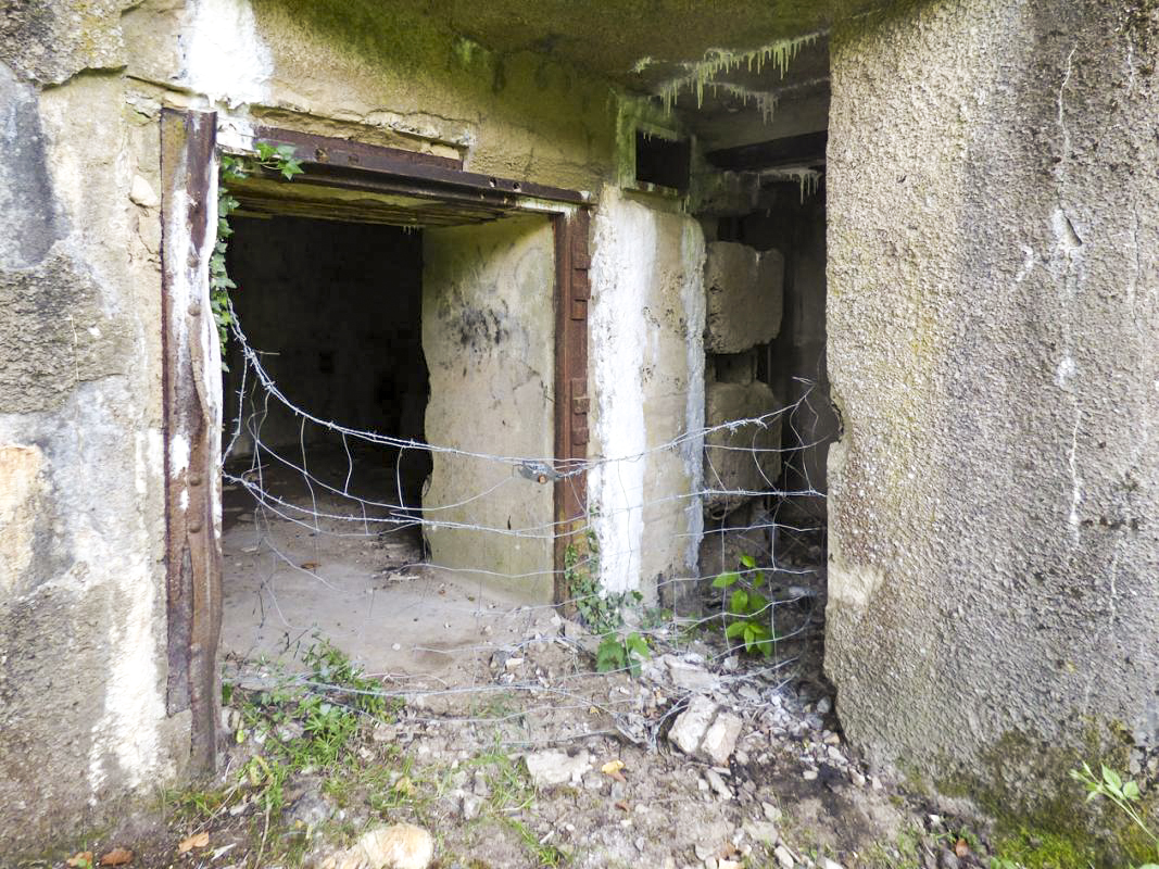 Ligne Maginot - B818 - LA TAILLE LAMBEAUX - (Blockhaus pour canon) - Les entrées