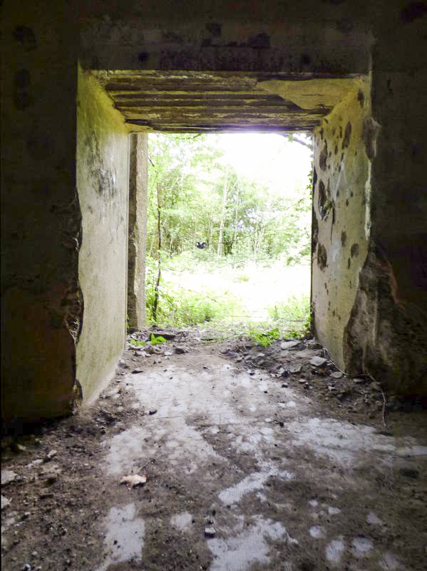 Ligne Maginot - B818 - LA TAILLE LAMBEAUX - (Blockhaus pour canon) - L'entrée du matériel