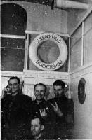 Ligne Maginot - HOCHWALD - (Ouvrage d'artillerie) - Le mess officiers
Lt Gillet, Cne Boutry, ?
Cne Brice