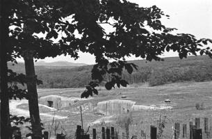 Ligne Maginot - HOCHWALD - (Ouvrage d'artillerie) - Les dessus du demi ouvrage Ouest
Les blocs 12 et 13