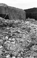 Ligne Maginot - HOCHWALD - (Ouvrage d'artillerie) - Bloc 12
Casemate d'artillerie
Les abords du bloc après les combats