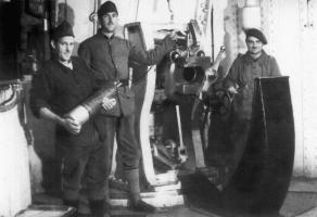 Ligne Maginot - HOCHWALD - (Ouvrage d'artillerie) - Bloc 13
Lance bombe de 135 sous casemate
