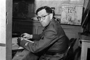 Ligne Maginot - HOCHWALD - (Ouvrage d'artillerie) - Les officiers de l'ouvrage
Le Cne Nuninger commandant l'infanterie de l'ouvrage