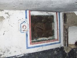 Ligne Maginot - LIEDERSCHIEDT - MAISON FORTE - (Poste GRM - Maison Forte) - Les créneaux sont numérotés et entourés d'un cadre tricolore.