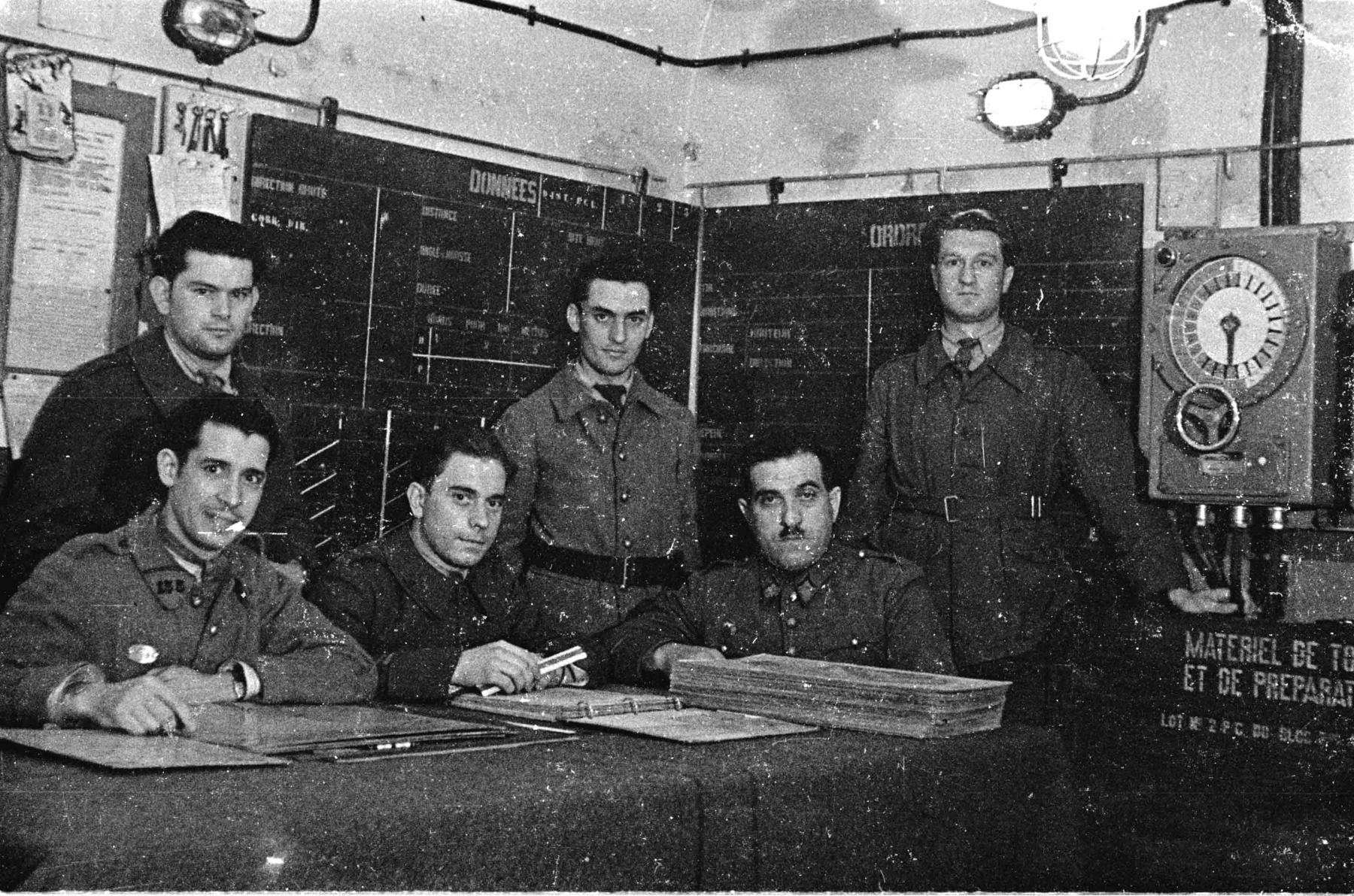 Ligne Maginot - HOCHWALD - (Ouvrage d'artillerie) - Bloc 2 
Le PC du bloc, Lt - Inconnu