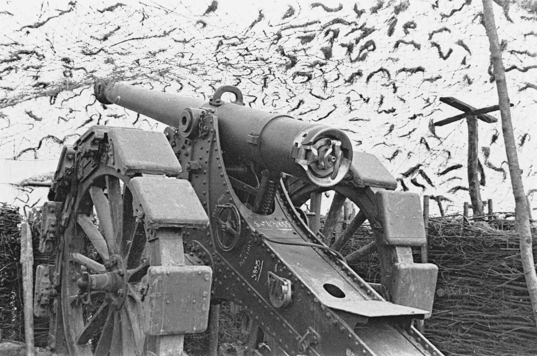 Ligne Maginot - S2 - (Position d'artillerie préparée) - Une des pièces de 120 L de Bange - Albert HAAS