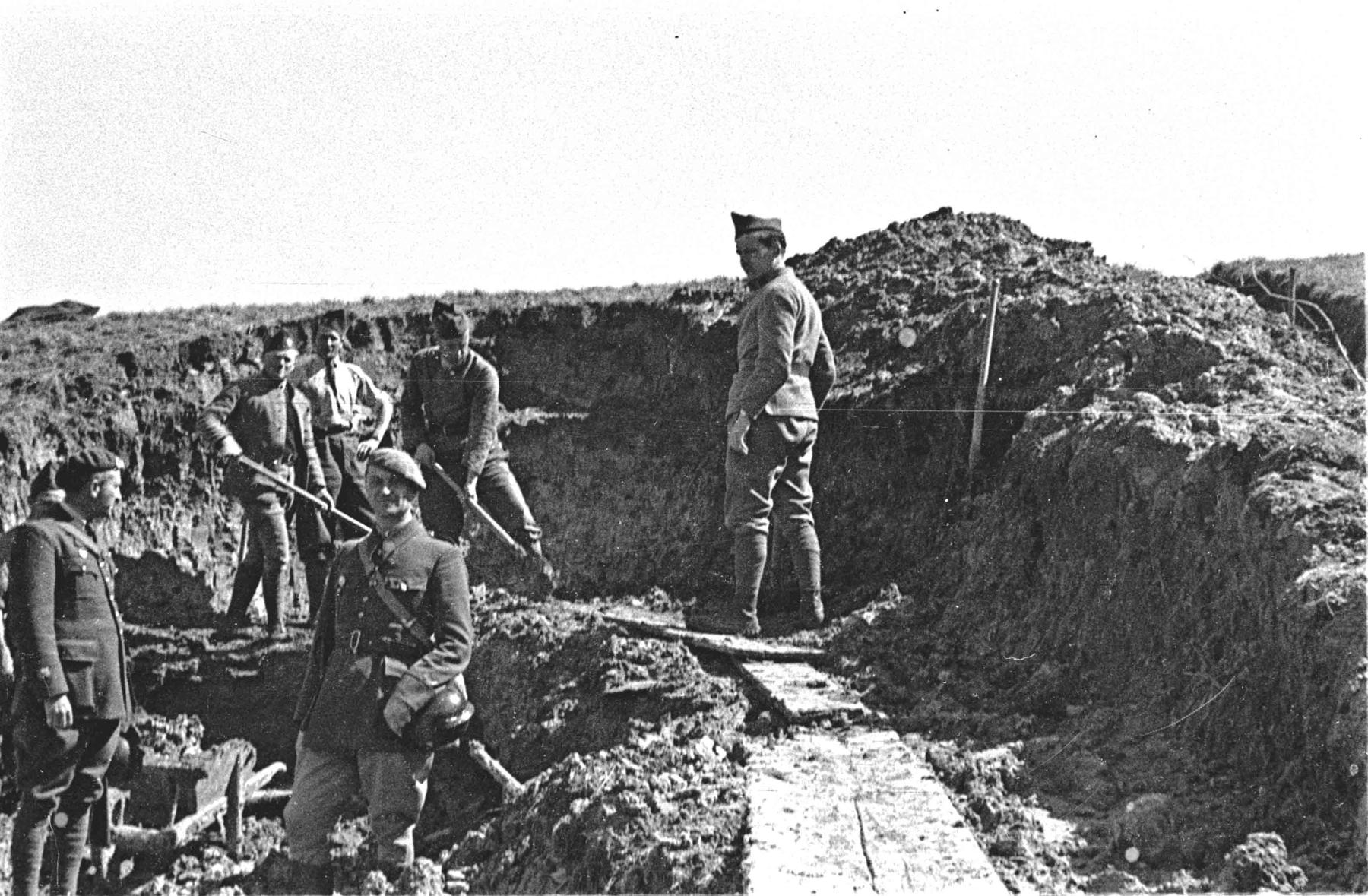 Ligne Maginot - HOCHWALD - (Ouvrage d'artillerie) - Travaux de renforcement de la position sur les avants de l'ouvrage Est - Albert HAAS