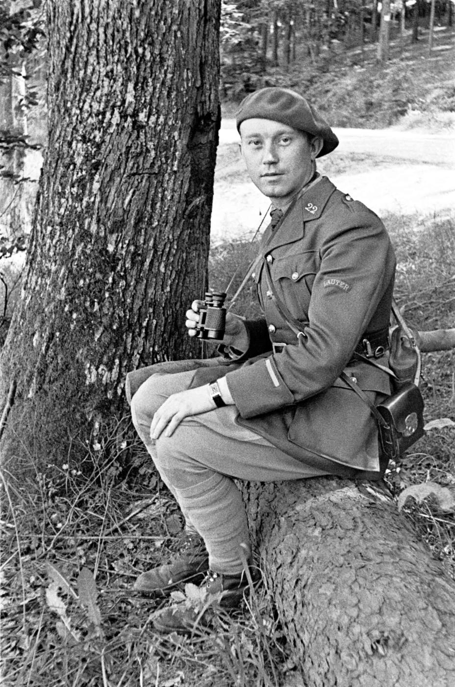 Ligne Maginot - HOCHWALD - (Ouvrage d'artillerie) - Les officiers de l'ouvrage
Le SLt Haas Albert, observateur bloc 20 (O7) - Inconnu