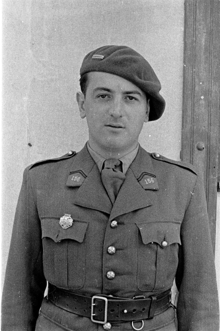 Ligne Maginot - HOCHWALD - (Ouvrage d'artillerie) - Les officiers de l'ouvrage
Le Lt Hauer - Artillerie - Albert HAAS