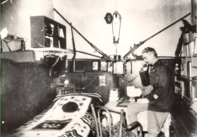 Ligne Maginot - Lt Col Rodolphe - Les officiers de l'ouvrage
Le Lt Col Rodolphe, commandant le groupe d'artillerie de forteresse n°3 dont relève le Hochwald