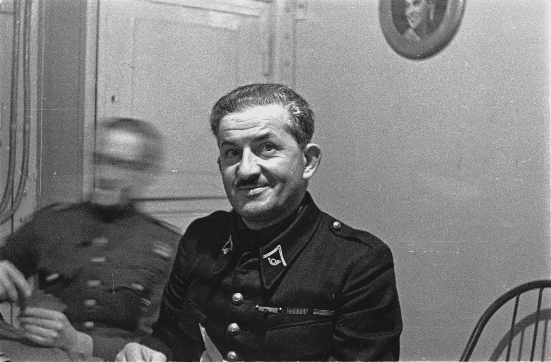 Ligne Maginot - HOCHWALD - (Ouvrage d'artillerie) - Les officiers de l'ouvrage
Le Cne Walter, commandant en second - Albert HAAS