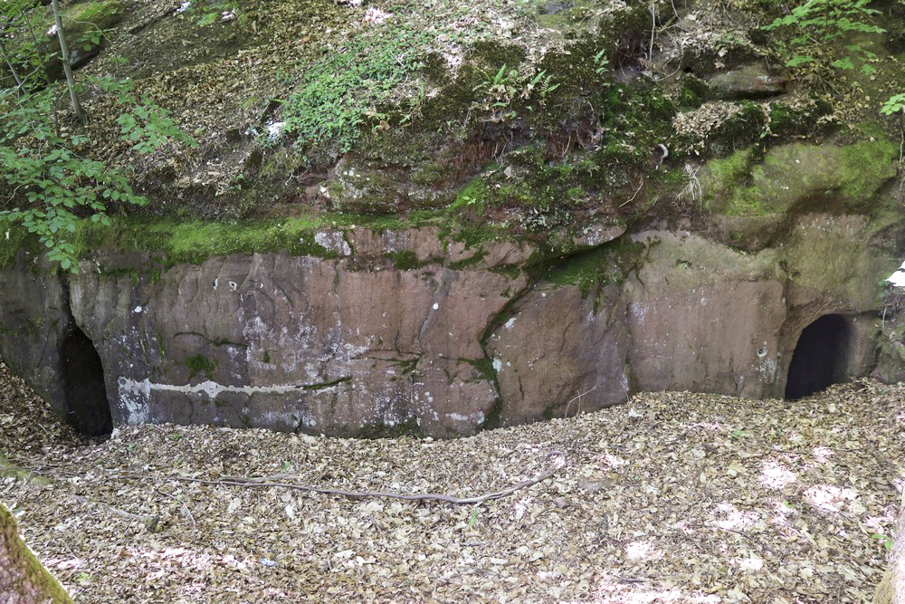 Ligne Maginot - GALGENBERG SUD-EST - (Abri) - Abri à deux entrées, creusé dans le grès vosgien - Alain Perouffe