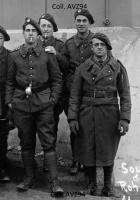 Ligne Maginot - Fantassins du 153e RIF - Photo légendée 'Souvenir de Rohrbach 11/01/1939'