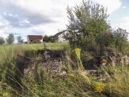 Ligne Maginot - LA FERTE - (Camp de sureté) - Fondations des petites constructions situées dans la partie basse du casernement et installées au niveau du lieu dit 'LA ROSIERE '