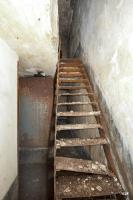 Ligne Maginot - BASSE PARTHE EST - C46 - (Casemate d'infanterie - Simple) - L'escalier métallique assurant la communication entre les deux niveaux