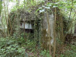Ligne Maginot - B808 - BOIS DES AISEMENTS - (Blockhaus pour canon) - Le flanquement droit