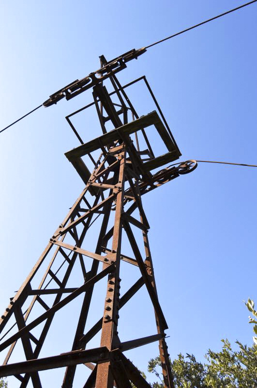 Ligne Maginot - TLFR - Téléphérique du Mont-Agel - Deuxième pylône