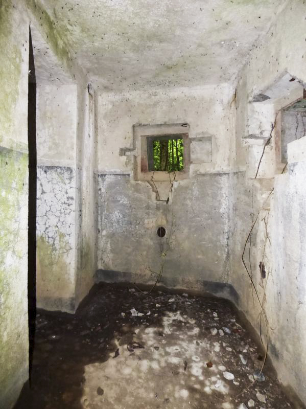 Ligne Maginot - B808 - BOIS DES AISEMENTS - (Blockhaus pour canon) - Couloir d'entrée
Embrasure FM latérale droite