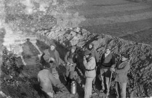 Ligne Maginot - OBERROEDERN NORD - (Casemate d'infanterie - Double) - Travaux d'aménagement de la position à proximité de la casemate