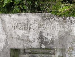 Ligne Maginot - HERBITZHEIM EICHELFELD - (Cuve pour arme d'infanterie) - Décor de la façade