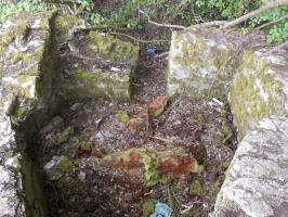Ligne Maginot - HERBITZHEIM EICHELFELD - (Cuve pour arme d'infanterie) - Vue de l'intérieur vers l'entrée
