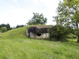 Ligne Maginot - B814 - LE CIMETIERE - (Blockhaus pour canon) - 