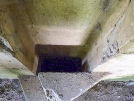 Ligne Maginot - B814 - LE CIMETIERE - (Blockhaus pour canon) - Conduit d'aération du niveau inférieur