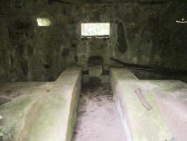 Ligne Maginot - BA9 - LAIE SYLVIE - (Blockhaus pour canon) - Intérieur du blockhaus.