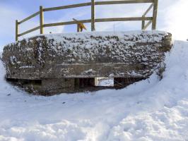 Ligne Maginot - BA81 - ROCROI OUEST 1 - (Blockhaus pour canon) - Face frontale