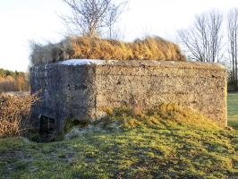 Ligne Maginot - BA87 - LA PETITE RIEZE - (Blockhaus pour canon) - Faces frontale et gauche