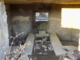 Ligne Maginot - BA87 - LA PETITE RIEZE - (Blockhaus pour canon) - Créneau AC