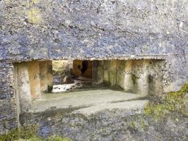 Ligne Maginot - BA87 - LA PETITE RIEZE - (Blockhaus pour canon) - Créneau Hotchkiss