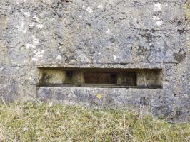Ligne Maginot - BA87 - LA PETITE RIEZE - (Blockhaus pour canon) - Créneau Obs, face droite