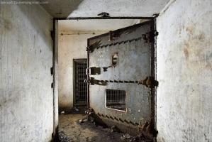 Ligne Maginot - BREHAIN - A6 - (Ouvrage d'artillerie) - Entrée des hommes
La porte blindée