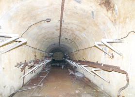 Ligne Maginot - BREHAIN - A6 - (Ouvrage d'artillerie) - Entrée des hommes
En bas du bloc ce qui reste de la salle des filtres