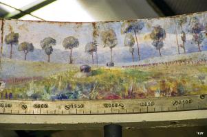 Ligne Maginot - BREHAIN - A6 - (Ouvrage d'artillerie) - Bloc 5
Détail du panorama de tir de la tourelle exposé dans le musée de l'ouvrage de Fermont