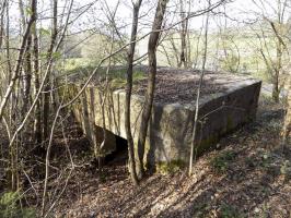 Ligne Maginot - BA89 - MOULIN LACAILLE - (Blockhaus pour canon) - L'arrière et face droite