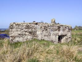 Ligne Maginot - BA91 - LE BOCHET NORD - (Blockhaus pour canon) - Faces gauche et l'arrière