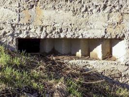 Ligne Maginot - BA94 - LE COUVENT - (Blockhaus pour canon) - Face droite, créneau FM