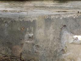 Ligne Maginot - BA94 - LE COUVENT - (Blockhaus pour canon) - Face gauche, les deux créneaux Hotchkiss