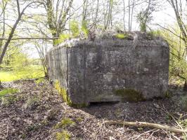 Ligne Maginot - BA96 - AVANCÉE DE ROCROI SUD-OUEST - (Blockhaus pour arme infanterie) - Faces gauche, créneau Hotchkiss