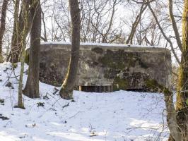 Ligne Maginot - BA97 - AVANCÉE DE ROCROI NORD-OUEST - (Blockhaus pour canon) - Face frontale